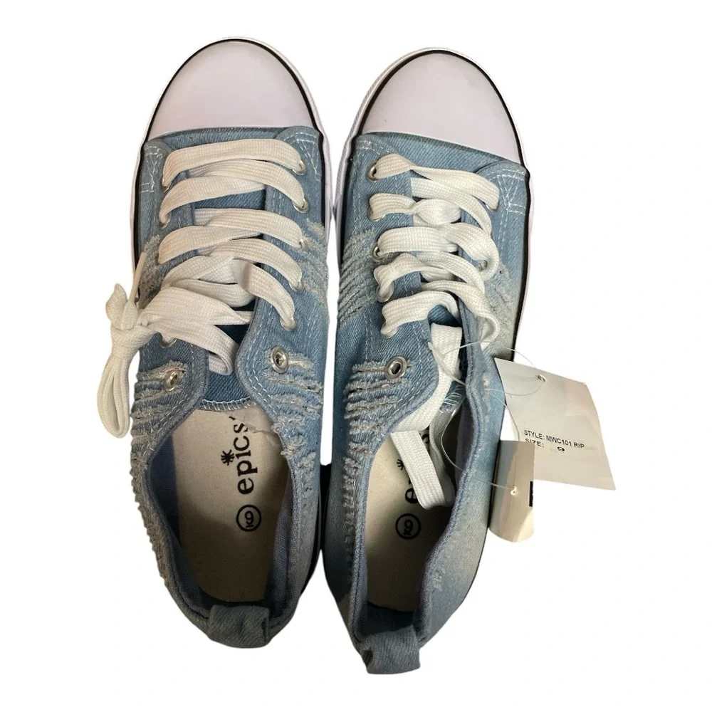 •Epicstep Denim Tennis Shoes - Picture 3 of 5